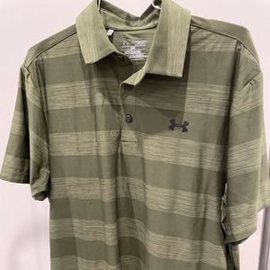 Under Armour Golf Polo, Green, Medium